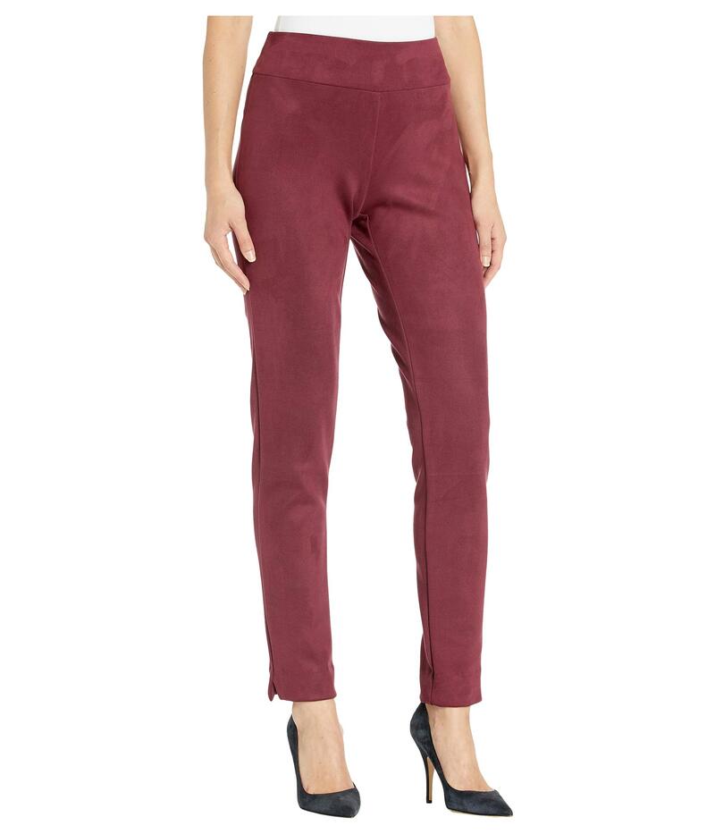 クレイジーラリー レディース ボトムス カジュアルパンツ スエード Krazy Larry Ultra Suede Pants Wine ワイン