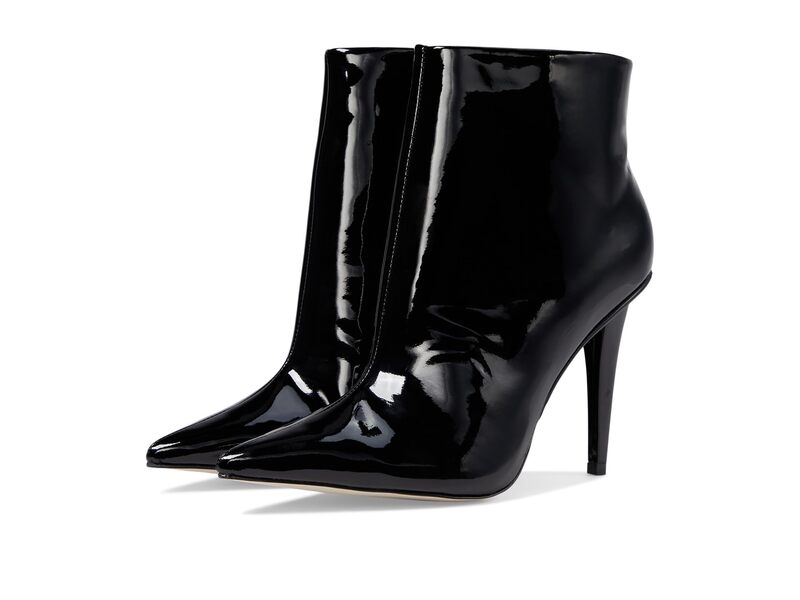 マッシモマッテエロ レディース シューズ ブーツ・レインブーツ Massimo Matteo Deborah Size-Zip Bootie Black Patent 黒いこと