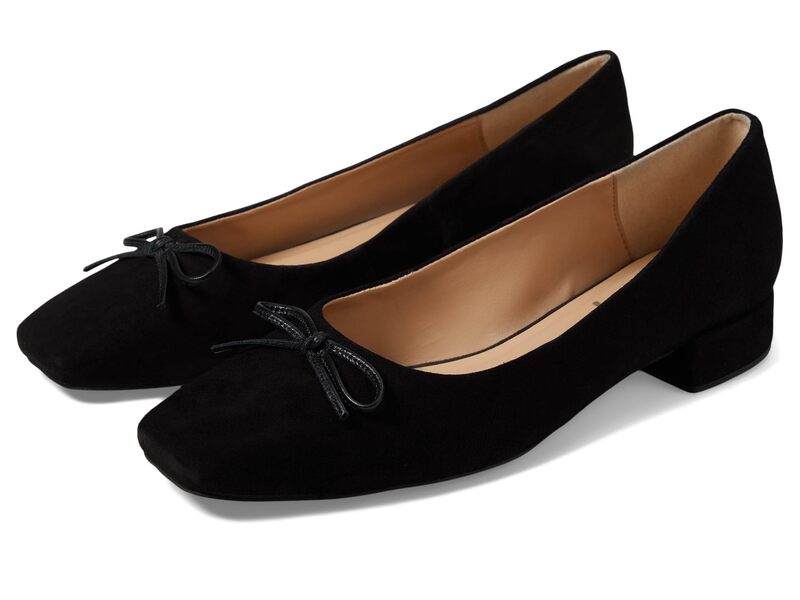 フレンチソール レディース シューズ ヒール French Sole Mabel Black Suede ブラック｜ReVida 店