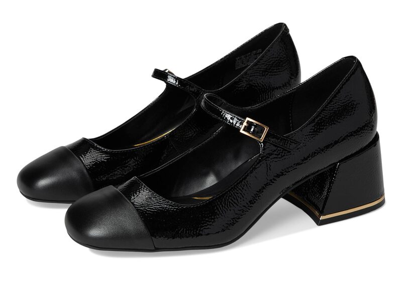 ケネスコール レディース シューズ ヒール Kenneth Cole New York Alec Mary Jane Black/Black Patent ブラック
