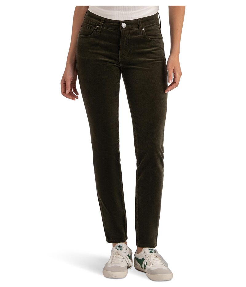 カットフロムザクロス レディース ボトムス デニムパンツ コーデュロイ KUT from the Kloth Diana Corduroy Skinny in Olive オリーブ