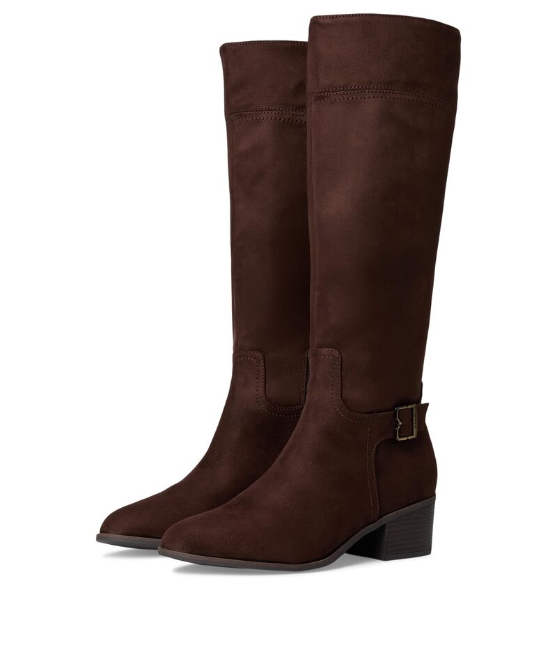 ドクター・ショール レディース シューズ ブーツ・レインブーツ トール Dr. Scholl Adeline Zip Tall Boots Dark Umber Brown ブラウン