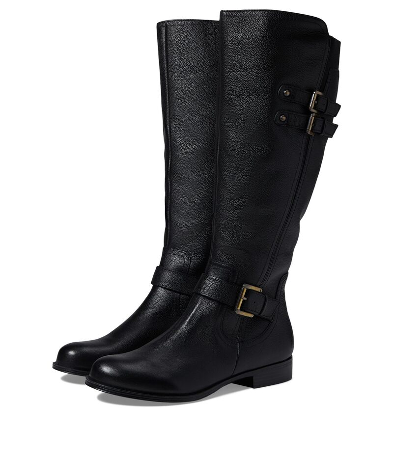 ナチュライザー レディース シューズ ブーツ・レインブーツ Naturalizer Jessie Wide Calf Black Wide Calf Leather ブラック