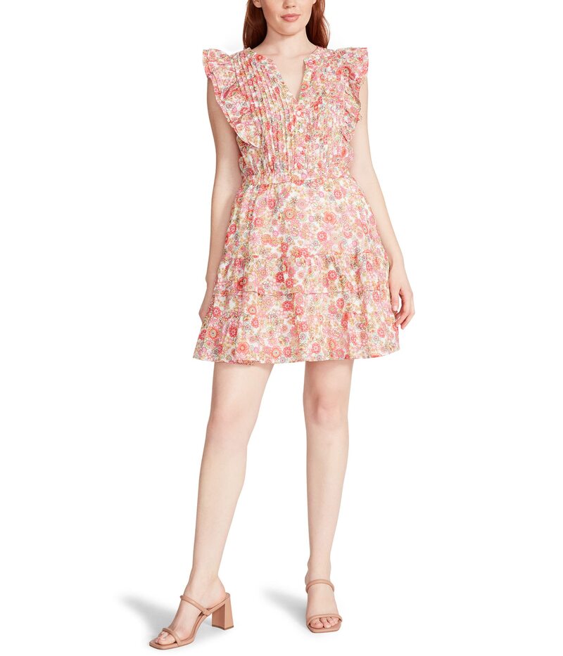 スティーブ マデン レディース トップス ワンピース Steve Madden Kianna Dress White Ditsy Flora ホワイト