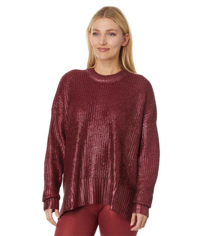 ビーチライオット レディース アウター ニット・セーター Beach Riot Callie Sweater Merlot｜ReVida 店
