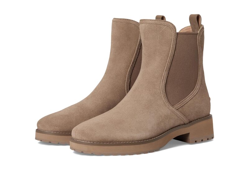 コールハーン レディース シューズ ブーツ・レインブーツ チェルシー Cole Haan Lyndon Waterproof Chelsea Booties Irish Coffee Suede Waterproof コーヒー