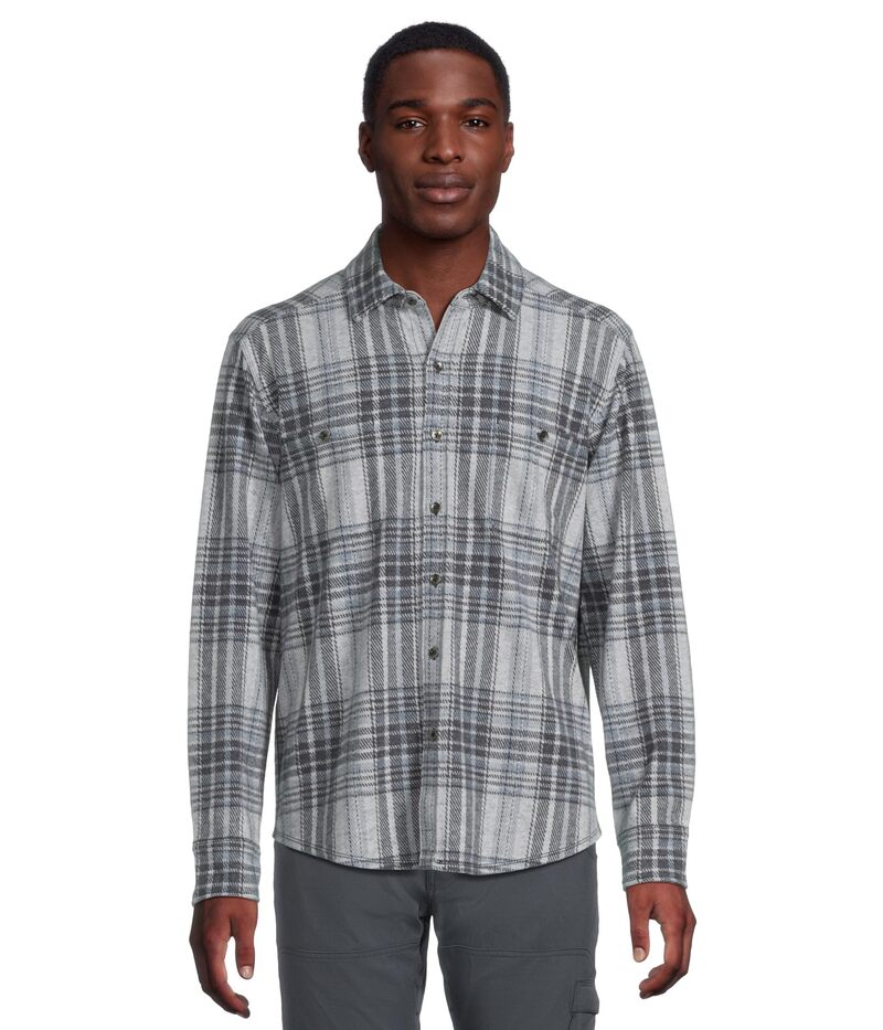 トッミーバハマ メンズ トップス プルオーバー Tommy Bahama Fireside Santa 鉄 Shirt Long Sleeve White Rain 白いこと カジュアルシャツ-メンズファッション