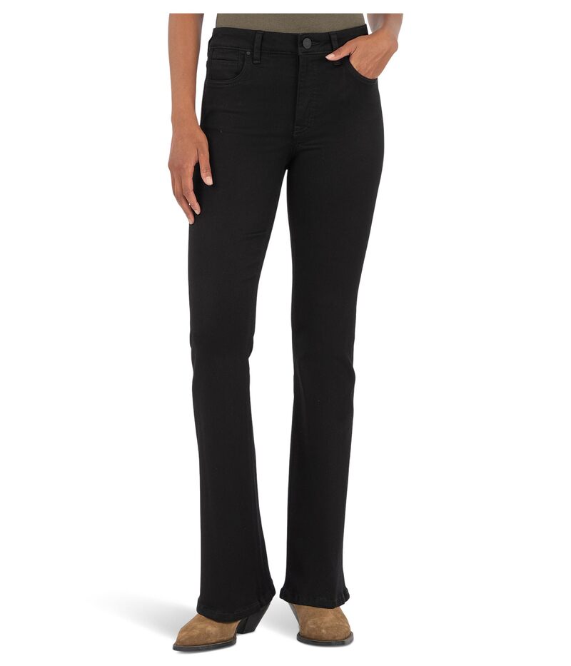 カットフロムザクロス レディース ボトムス デニムパンツ プチ KUT from the Kloth Petite Stella High Rise Fab Flare With Regular Hem Black ブラック