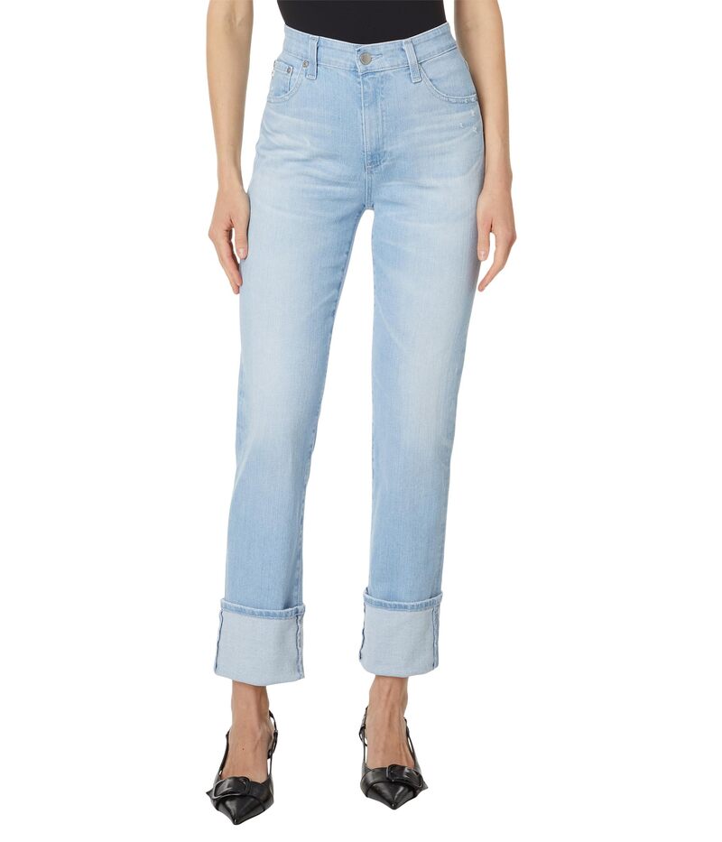 エージージーンズ レディース ボトムス デニムパンツ AG Jeansaige High Rise Straight Crop Jeans 24 Yearsunkissed