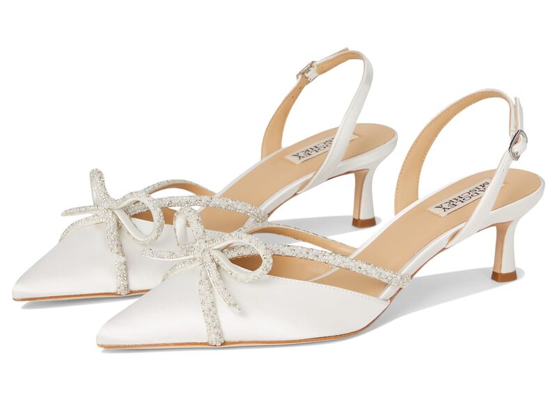 バッジェリーミシュカ レディース シューズ 踵 Badgley Mischkangelina Soft White 白いこと