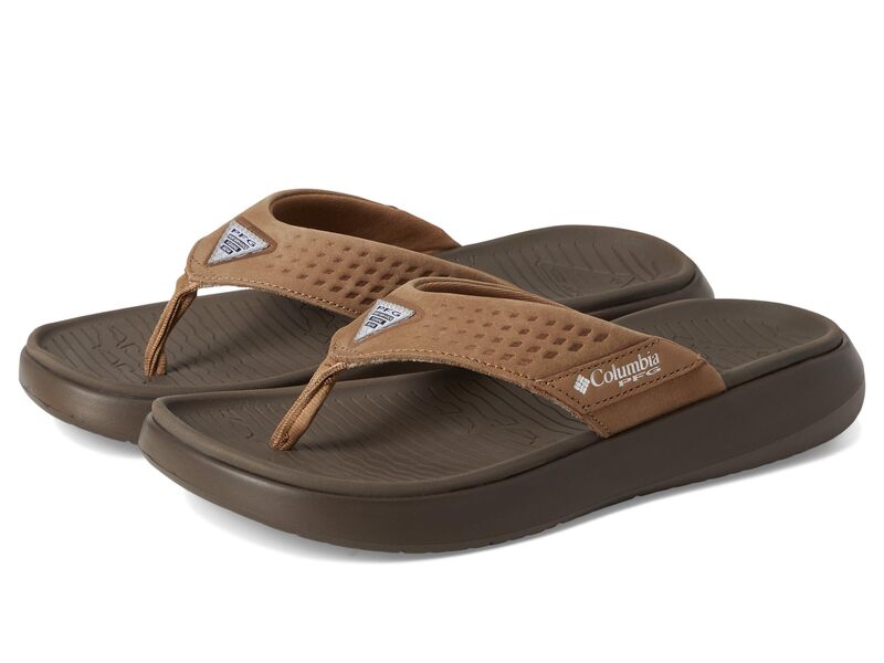 コロンビア レディース シューズ サンダル Columbia Boatside Flip Lea PFG Sahara/Delta
