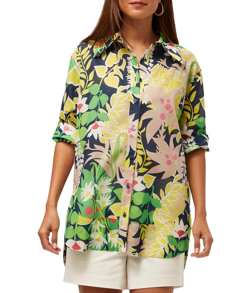 トリーナターク レディース トップス シャツ Trina Turk Swing Top Multi マルチカラー