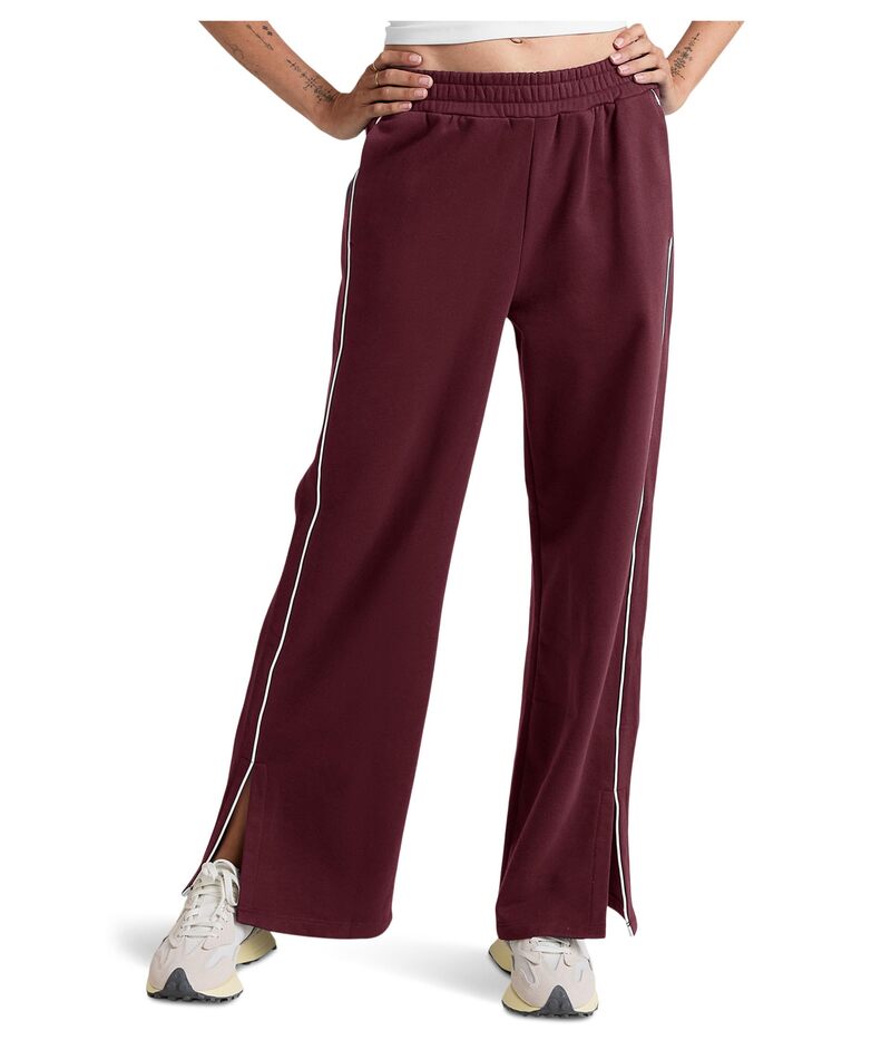 ビヨンドヨガ レディース ボトムス カジュアルパンツ ワイドレッグ フリース Beyond Yoga Luxefleece Piper Wide Leg Pants Dark Cherry