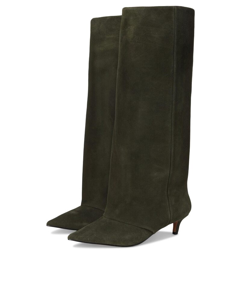 スティーブ マデン レディース シューズ ブーツ・レインブーツ Steve Madden Luca Olive Suede オリーブ