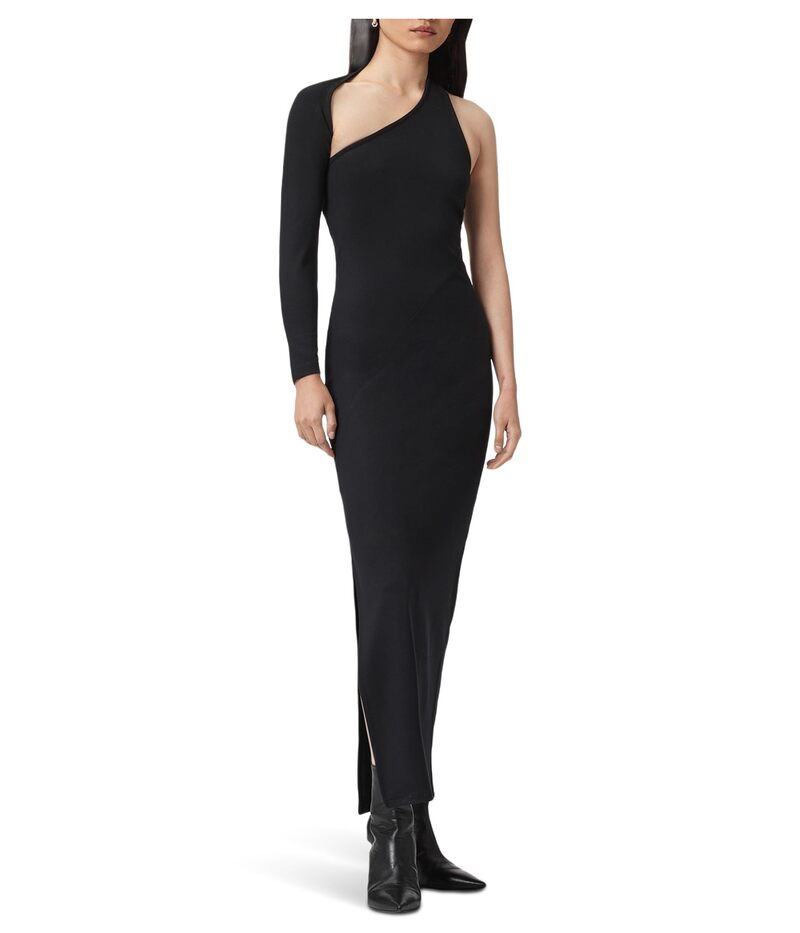 オールセインツ レディース トップス ワンピース AllSaints Ari Dress Black ブラック|ReVida 店