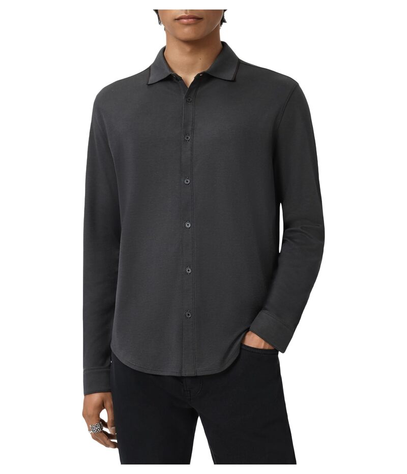 ジョンバルベイトス メンズ トップス シャツ John Varvatos Drewce Shirt K7029W25 Dp Charcoal チャコール