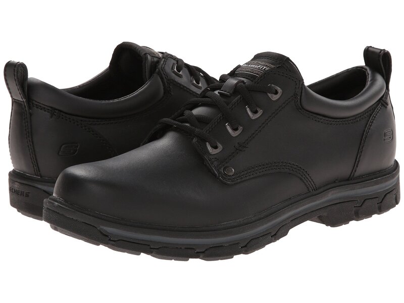 スケッチャーズ メンズ シューズ オックスフォード リラックスフィット SKECHERSegment Relaxed Fit Oxford Black ブラック