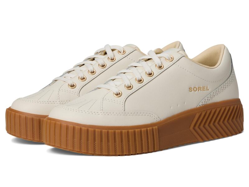 ソレル レディース シューズ スニーカー SOREL Onave Low Sneaker Chalk/Gum 2 車輪止め