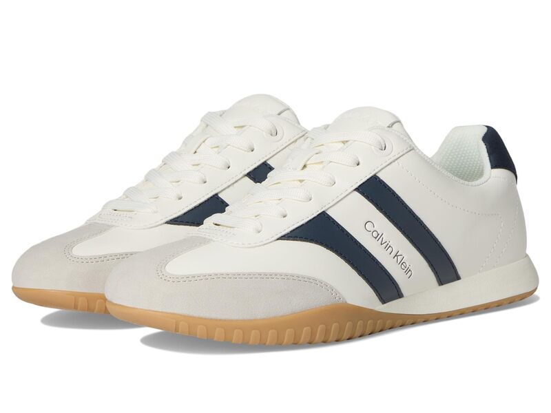 カルバンクライン レディース シューズ スニーカー Calvin Klein Hendrea White/Blue 白いこと レディース靴-靴
