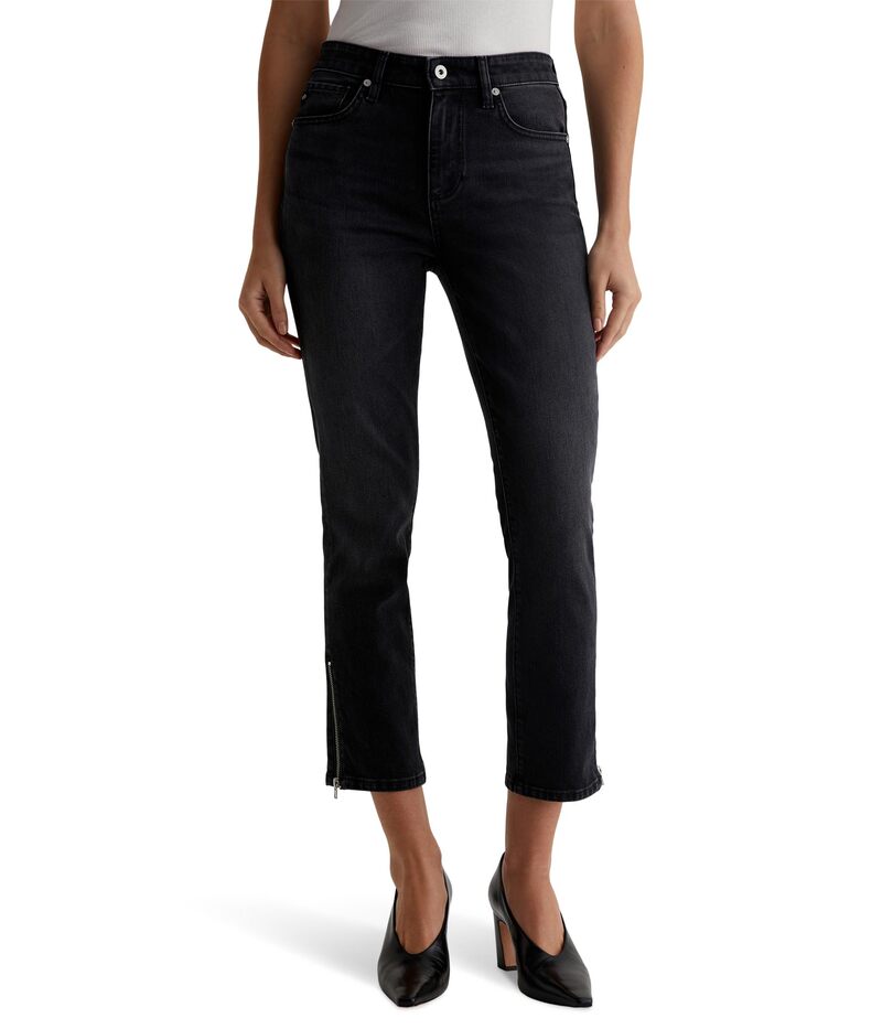 エージージーンズ レディース ボトムス デニムパンツ AG Jeans Mari Mid-Rise Slim Straight Crop Jeans in Elixir|ReVida 店