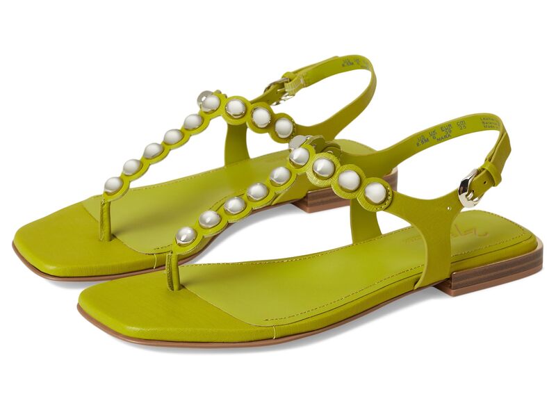 ナチュライザー レディース シューズ サンダル Naturalizer 27 Edit Nara Chartreuse Green Leather シャルトリューズ