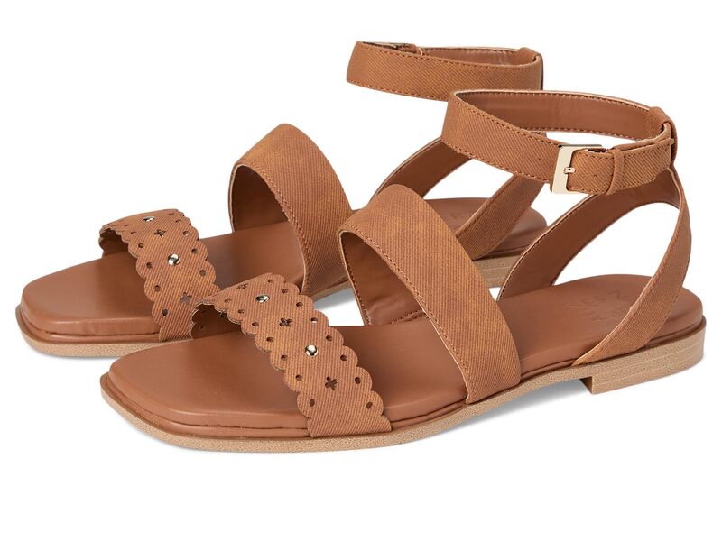 ナチュライザー レディース シューズ サンダル Naturalizer Gana Brown Faux Leather ブラウン|ReVida 店