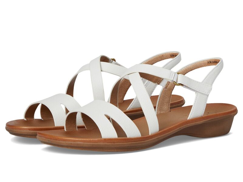 ナチュライザー レディース シューズ サンダル SOUL Naturalizer Shenna White Faux Leather ホワイト
