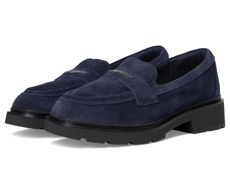 クラークス レディース シューズ サンダル Clarks Lauryl Step Navy Suede ネイビー｜ReVida 店 16,316円