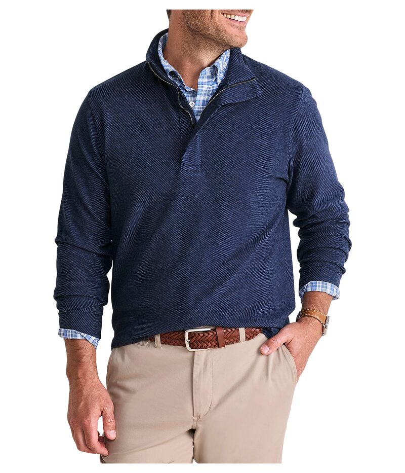 ヴァインヤードヴァインズ メンズ アウター パーカー・スウェット Vineyard Vines Calmwater Quarter-zip Deep Bay