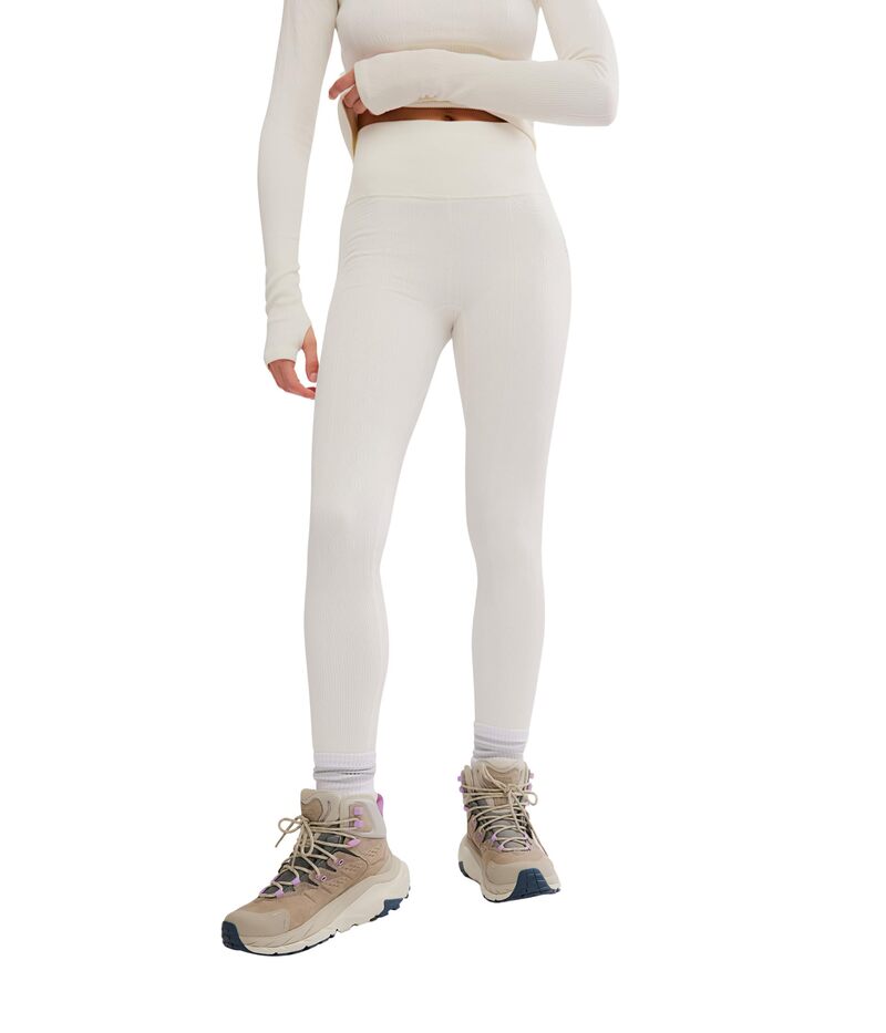 フリーピープル レディース ボトムス カジュアルパンツ FP Movement Run Around Seamless Legg Ivory Combo アイボリー 20,506円