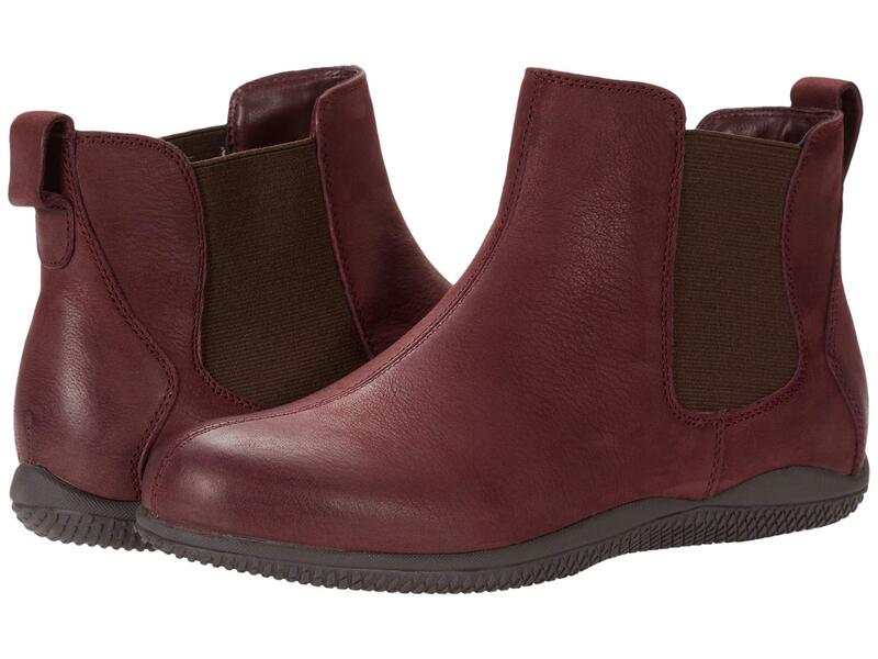 ソフトウォーク レディース シューズ ブーツ・レインブーツ SoftWalk Highland Wine Leather ワイン