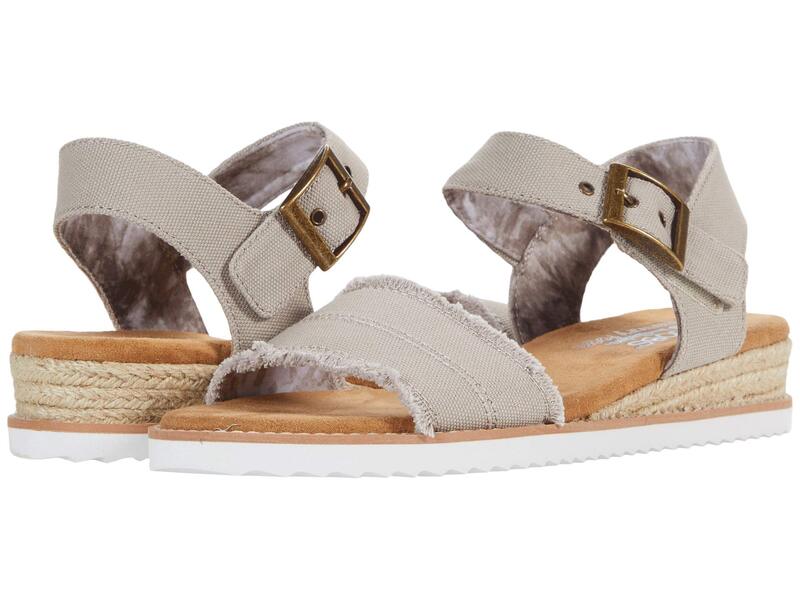 スケッチャーズ レディース シューズ 踵 BOBS from SKECHERS Desert Kiss - Adobe Princess Taupe トープ