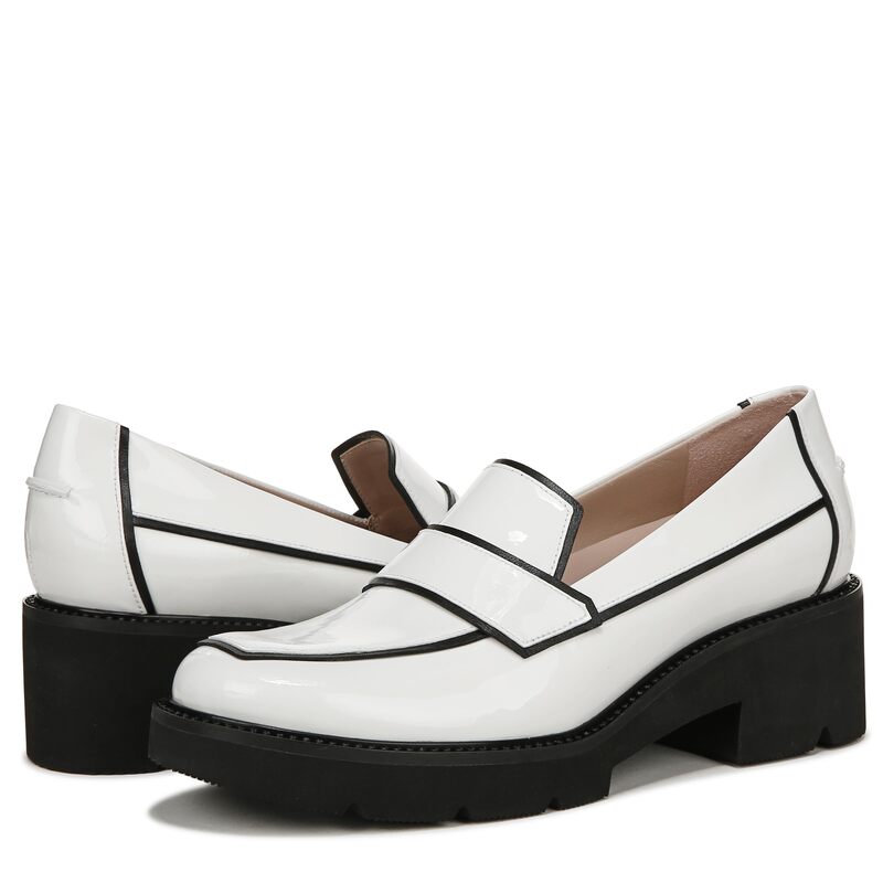 ナチュライザー レディース シューズ スリッポン・ローファー Pnina Tornai for Naturalizer - Agapi White Patent Leather ホワイト|ReVida 店