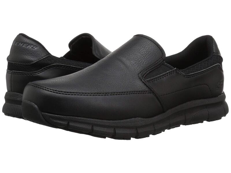 スケッチャーズ メンズ シューズ スニーカー SKECHERS Work Nampa - Groton Black ブラック|ReVida 店