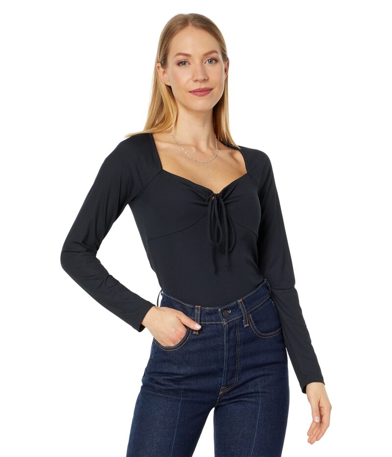 ラッキーブランド レディース トップス ティーシャツ ホルター Lucky Brand Keyhole Halter Top Jet Black 黒いこと レディースファッション-シャツ・ブラウス-トップス