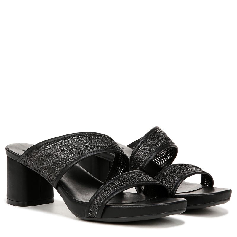 ナチュライザー レディース シューズ ヒール Naturalizer Inez2 Slides Black Fabric ブラック