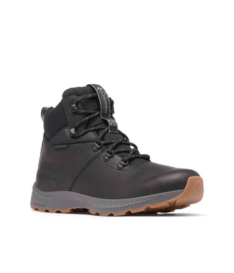 コロンビア メンズ シューズ ブーツ・レインブーツ Columbia Landroamer Explorer Waterproof Black/Dark Grey ブラック