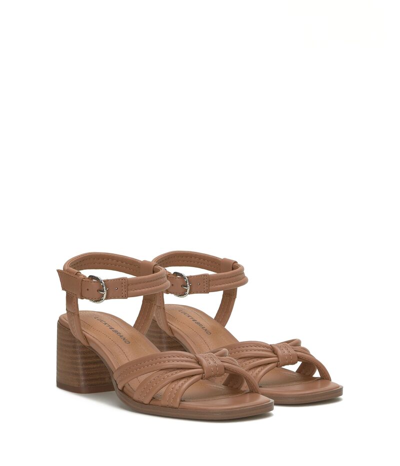 ラッキーブランド レディース シューズ サンダル Lucky Brand Jolenne Adobe Brown ブラウン｜ReVida 店
