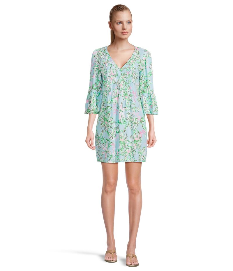 リリーピュリッツァー レディース トップス ワンピース Lilly Pulitzer Danika 3/4 Sleeve Tunic Dress Multi Sun Of A Bun マルチカラー|ReVida 店