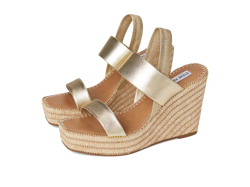 スティーブ マデン レディース シューズ スニーカー Steve Madden Contessa Gold Leather ゴールド