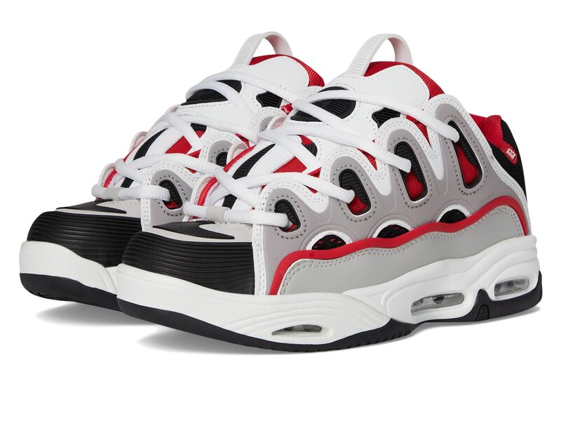 オサイラス メンズ シューズ スニーカー Osiris D3 2001 Red/White/Grey ホワイト 20,146円