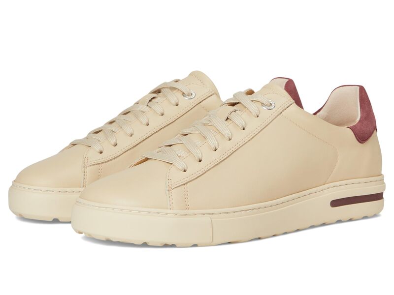 ビルケンシュトック レディース シューズ スニーカー なめし革 Birkenstock Bend - Leather (Women) Eggshell/Zinfandel