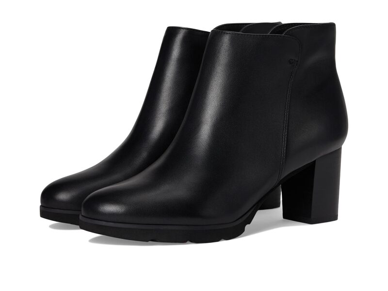 ロックポート レディース シューズ ブーツ・レインブーツ Rockport Olive Black Leather ブラック｜ReVida 店