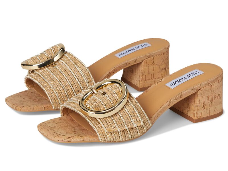 スティーブ マデン レディース シューズ ヒール Steve Madden Seacrest Gold Multi ゴールド