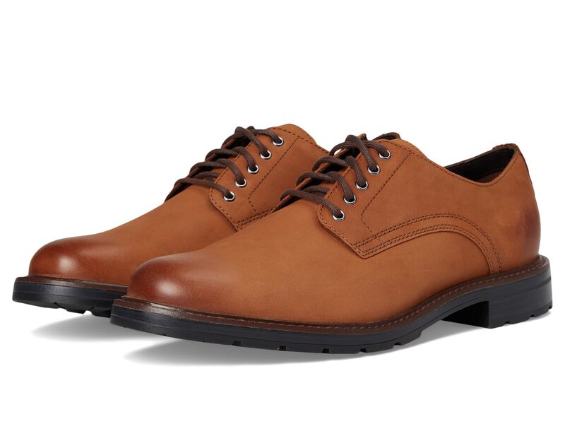 コールハーン メンズ シューズ オックスフォード Cole Haan Chamberlin Grand Plain Toe Oxfords British Tanubuck/Black Wateresistant ブラック