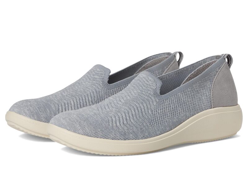 ライフストライド レディース シューズ スニーカー LifeStride Boulevard Slip-On Shoes Oyster Grey/Ultimate Grey グレー