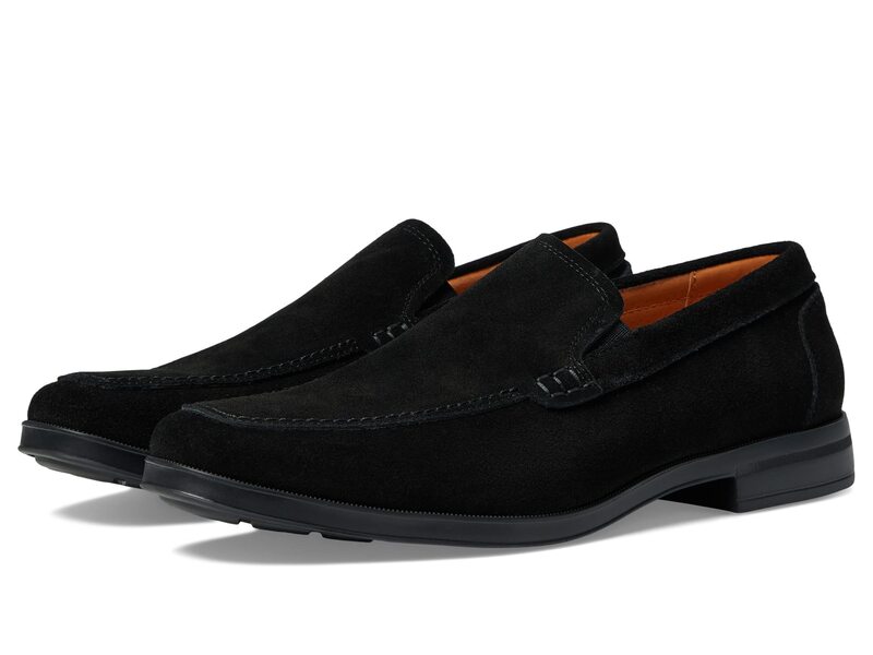 ステイシーアダムス メンズ シューズ スリッポン・ローファー Stacy Adams Pelton Moc Toe Slip-On Black ブラック