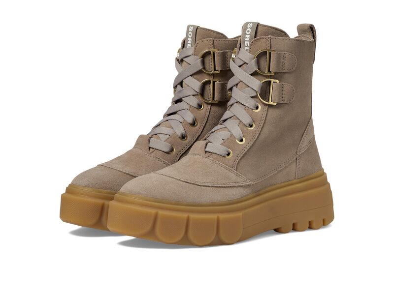 ソレル レディース シューズ ブーツ・レインブーツ スピード競技 SOREL Caribou X Boot Lace Waterproof Omega Taupe/Sea Salt トープ
