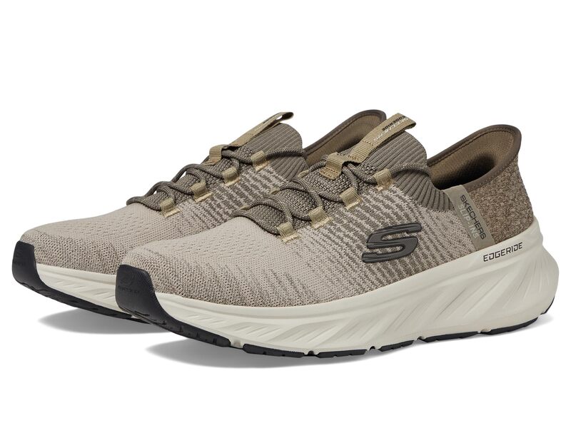 スケッチャーズ メンズ シューズ スニーカー SKECHERS Edgeride Raygo Hands Free Slip-In Taupe トープ