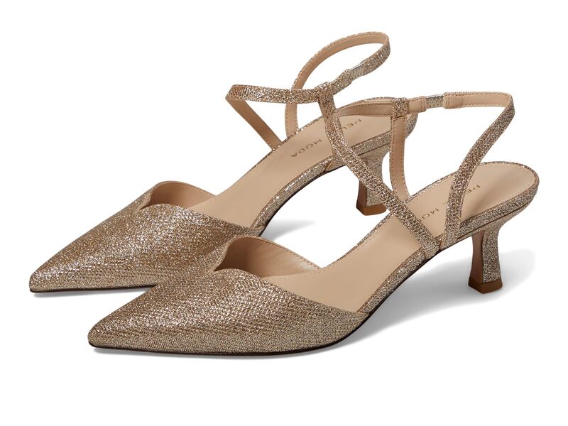 ペレモーダ レディース シューズ 踵 Pelle Moda Kearn Platinum Gold ゴールド